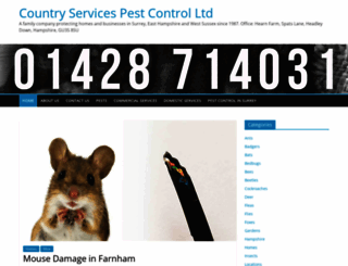 countryservicespestcontrol.co.uk screenshot