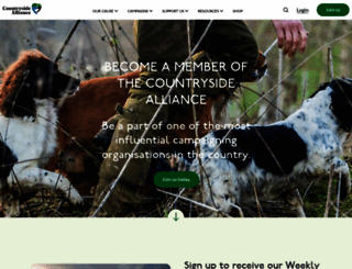 countryside-alliance.org screenshot