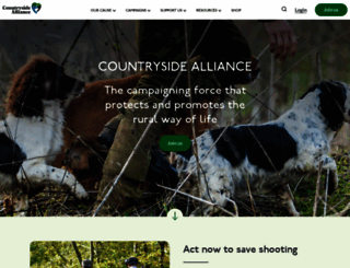 countryside-alliance.org.uk screenshot