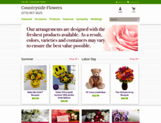 countrysideflowers.org screenshot