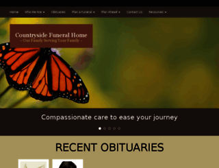 countrysidefuneralhome.com screenshot