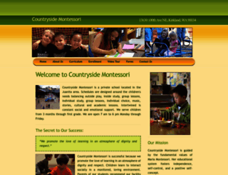 countrysidemontessori.info screenshot