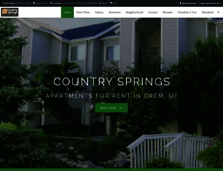 countryspringsapts.com screenshot