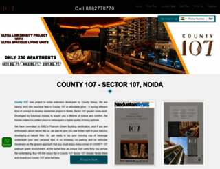 county1o7noida.co screenshot