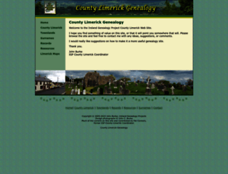 countylimerickgenealogy.com screenshot