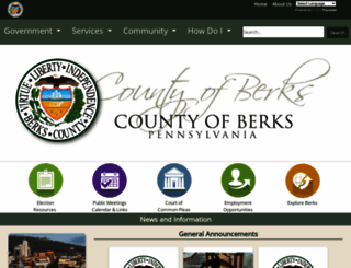 countyofberks.com screenshot