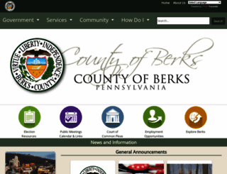 countyofberks.com screenshot