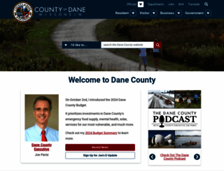 countyofdane.com screenshot