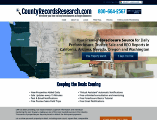 countyrecordsresearch.com screenshot