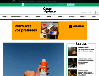 coupdepouce.com screenshot
