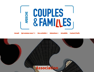 couplesetfamillesardeche.fr screenshot