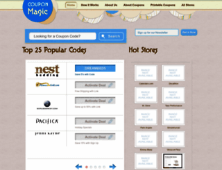 coupon-magic.com screenshot