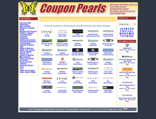 coupon-pearls.com screenshot