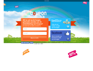 coupon.nl screenshot