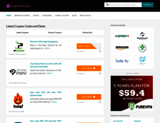 couponacodes.com screenshot