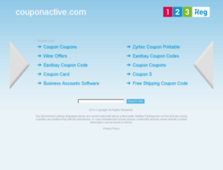 couponactive.com screenshot