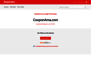 couponama.com screenshot