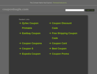 couponbugle.com screenshot