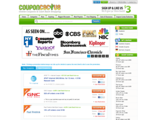 couponcactus.com screenshot