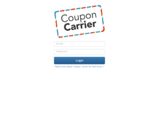 couponcarrier.parseapp.com screenshot