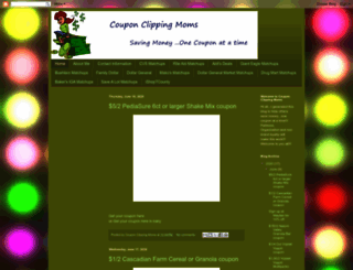 couponclippingmoms.blogspot.com screenshot