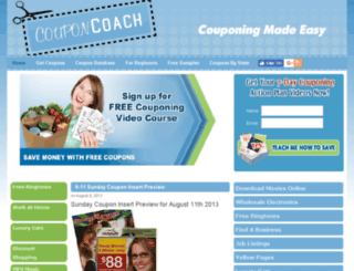 couponcoach.com screenshot