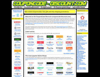 couponcode-discount.com screenshot