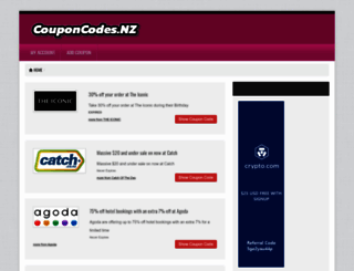 couponcodes.nz screenshot