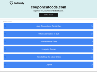 couponcutcode.com screenshot