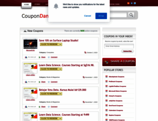 coupondam.com screenshot