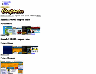 couponees.com screenshot