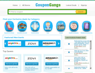 coupongangs.com screenshot