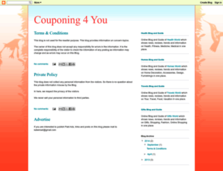 couponing4you.blogspot.com screenshot