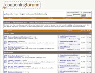 couponingforum.com screenshot