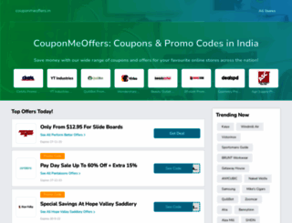 couponmeoffers.in screenshot
