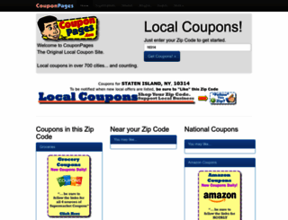 couponpages.com screenshot