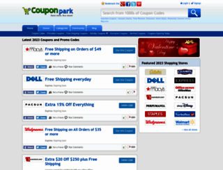 couponpark.com screenshot