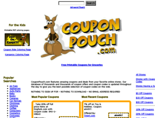 couponpouch.com screenshot