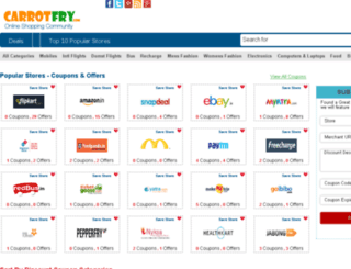coupons.carrotfry.com screenshot