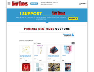 coupons.phoenixnewtimes.com screenshot