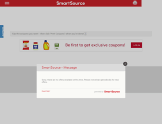 coupons2.smartsource.com screenshot