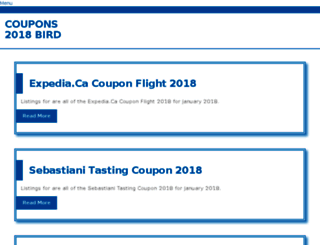 coupons2018bird.com screenshot
