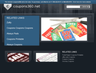 coupons360.net screenshot