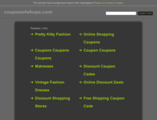 coupons4shops.com screenshot