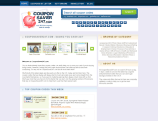 couponsaver247.com screenshot