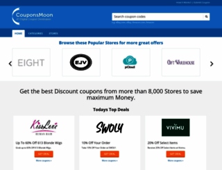 couponsmoon.com screenshot