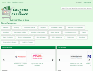 couponsncashback.com screenshot