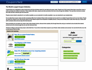 couponsyard.com screenshot