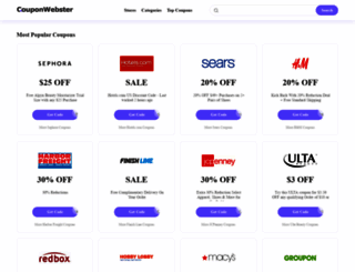 couponwebster.com screenshot
