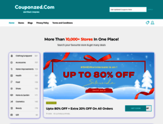 couponzed.com screenshot